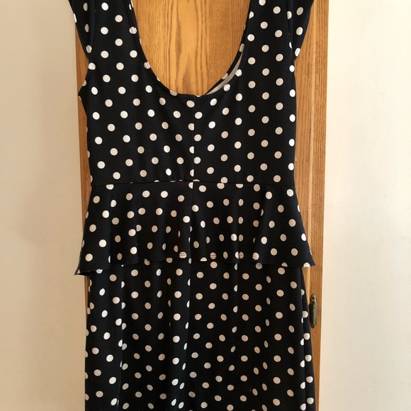 Speechless Dresses | Nwot Black And White Polkadot Party Dress | Poshmark